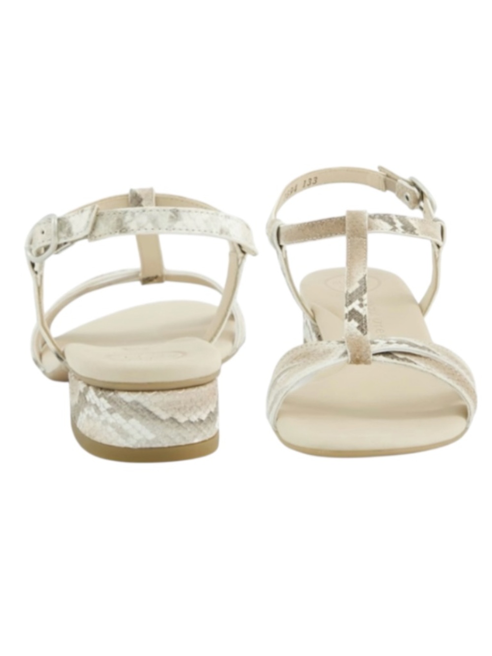 Leather sandals. In Box. US sizes